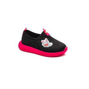Tênis Molekinha Slip On Infantil Menina Shine Comfy 2723.113 Preto