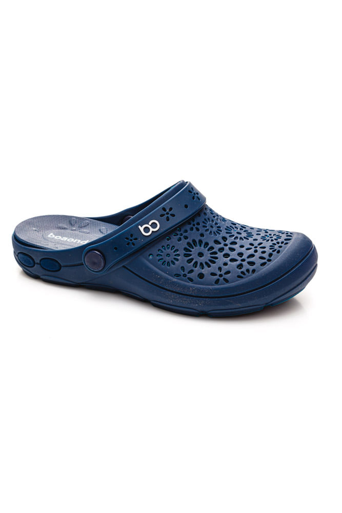 Sandália Boa Onda Babuch Feminina Floral 1317-123-17 Azul