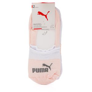 Kit 2 Meias Puma Sapatilha Invisível Feminina 4715.001 Sortido