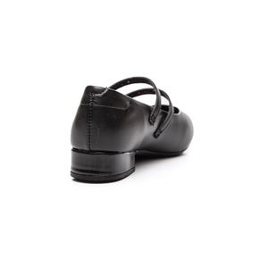 Sapato Molekinha Soft  Juvenil Menina Fivelas 2528.118 Preto