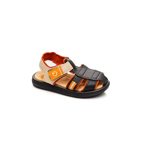 Sandália Cartago Mini Casual Infantil Menino  12210-Av697 Preto
