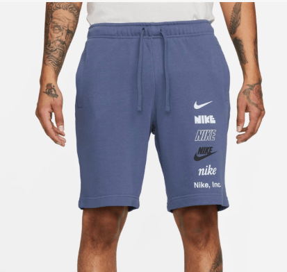Shorts Nike Club Fleece Masculino Fb8830-491 Azul