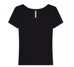 Blusa-Lunender-Feminina-Manga-Curta-Gola-Redonda-00369-Preto-