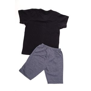 Conjunto Ftk Brand  Juvenil Menino Camiseta E Bermuda Urban 2548 Preto