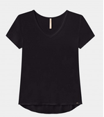 Blusa-Manga-Curta-Casual-Lunender-Decote-V-Mullet-00237-Preto