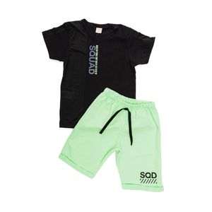 Conjunto Infantil Ftk Brand Menino 2538 Preto