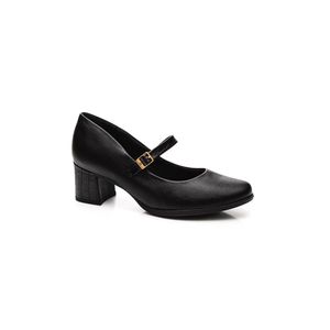 Sapato Piccadilly Boneca Feminino Conforto 654021 Preto