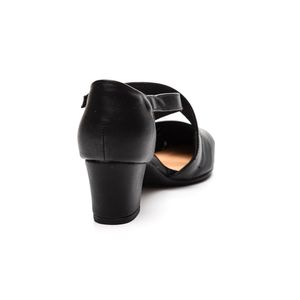 Sapato Piccadilly Boneca Feminino Conforto 110156 Preto