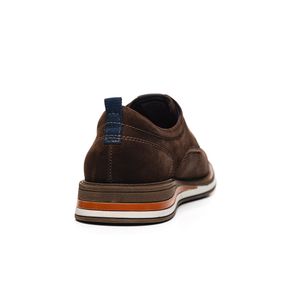 Sapato Democrata Metropolitan Type Casual Masculino 272101-003 Marrom