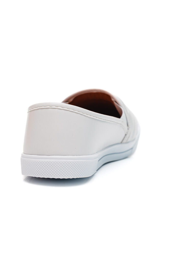 Tenis-Yoa-Slip-On-Feminino-Matelasse-J-Gd457-Branco