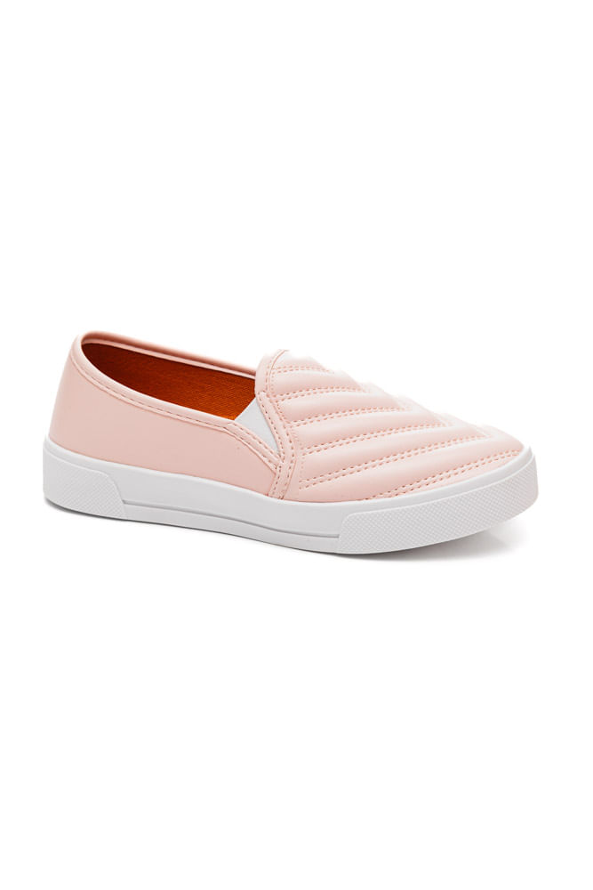 Tenis-Yoa-Slip-On-Feminino-Matelasse-L-Al488-Rosa-Claro