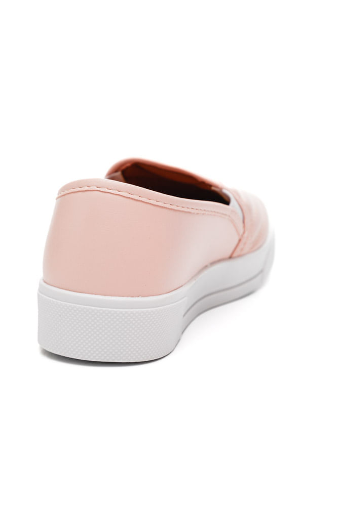 Tenis-Yoa-Slip-On-Feminino-Matelasse-L-Al488-Rosa-Claro