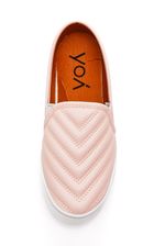 Tenis-Yoa-Slip-On-Feminino-Matelasse-L-Al488-Rosa-Claro