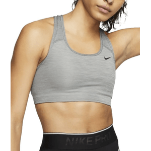 Top Nike Dri-Fit Swoosh Feminino - Bv3630-084 Cinza