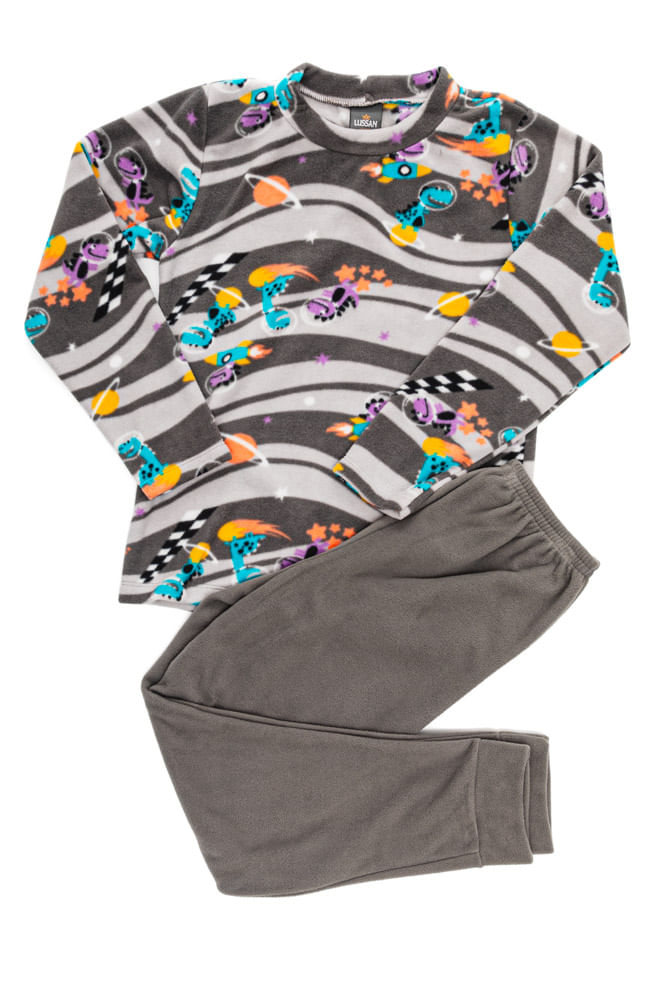 Pijama-Lussan-Infantil-Menino-9301-Cinza-