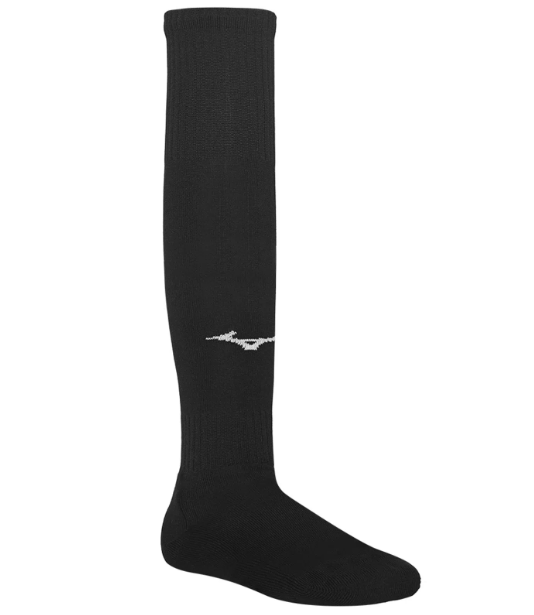 Meião Mizuno Cano Alto Masculina Futebol Mnmam11929 Preto
