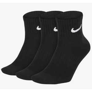 Kit 3 Pares Meia Nike Everyday Cushion Ankle Preto