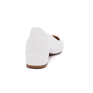 Sapato Beira Rio Salto Baixo Feminino Bico Redondo 4301.100 Branco
