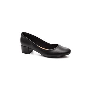 Sapato Beira Rio Salto Baixo Feminino Bico Redondo 4301.100 Preto
