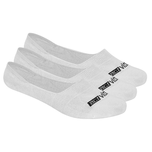 Kit Actvitta 3 Pares De Meias Sapatilha  Algodão Unissex - 4999.1 Branco