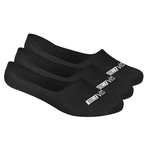 Kit Actvitta 3 Pares De Meias Sapatilha  Algodão Unissex - 4999.1 Preto