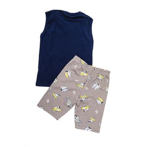 Conjunto Brandili  Infantil Menino Regata + Bermudatubarão 25749 Marinho