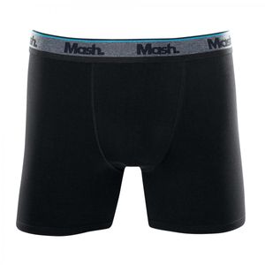 Cueca Mash Boxer  Algodão Basic 170.47 Preto
