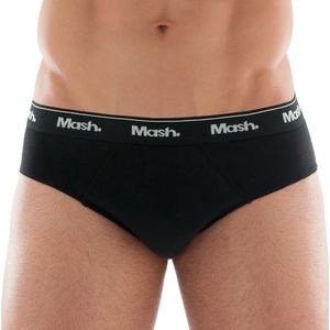 Kit 3 Cuecas Mash Slip Algodão 010.04 Preto