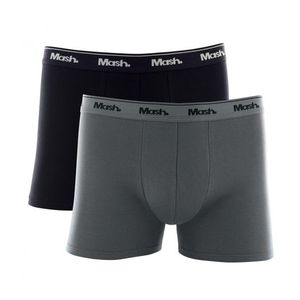 Kit Com 2 Cuecas Boxer Basic Mash Cotton 110.04 Sortido