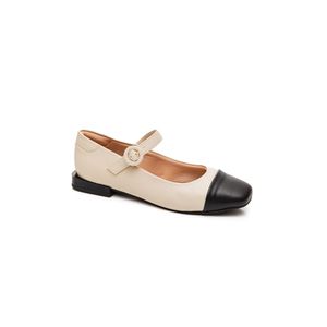 Sapatilha Lizi E Lizi Casual Feminina Couro 506-4545 Off-White