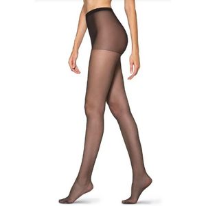 Meia-Calça Fina Fio 15 Clássica Transparente Loba Lupo 05760-001 Preto