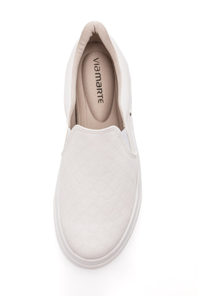 Tenis-Via-Marte-Casual-Feminino-Slip-On-23-14305-01-Branco