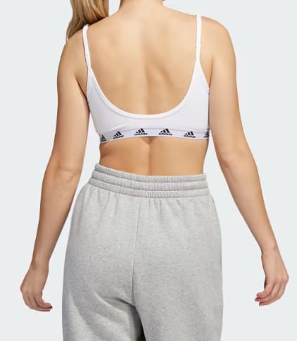 Top-Adidas-Suporte-Leve-Feminino-Purebare-Hg3783-Branco