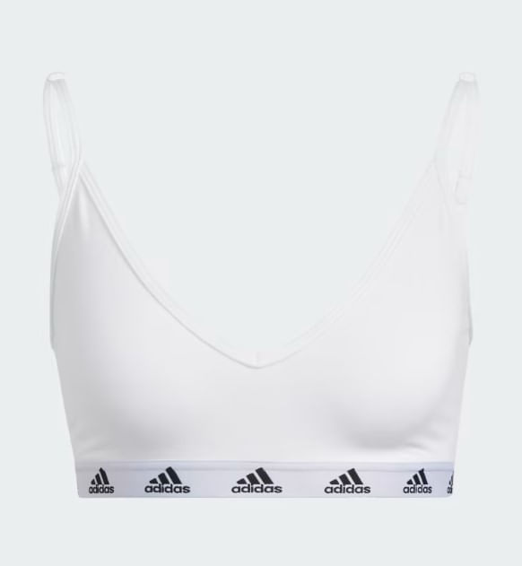 Top-Adidas-Suporte-Leve-Feminino-Purebare-Hg3783-Branco