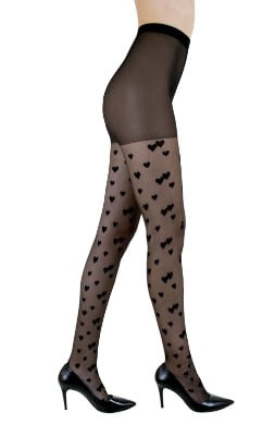 Meia-Calca-Lupo-Trend-Feminina-Loba-Fio-15-Coracoes---05758-001-9990-Preto