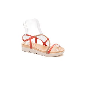 Sandália Beira Rio Salto Baixo Feminina Strass Brilhante 8387.531 Rosa
