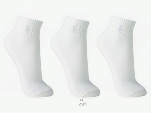 Kit-Meia-Lupo-Cano-Medio-Masculina-Sport-03223-89-Branco