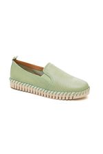 Tenis-Bottero-Slip-On-Feminino-Twister-Couro-354326-Verde-Claro