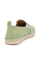 Tenis-Bottero-Slip-On-Feminino-Twister-Couro-354326-Verde-Claro