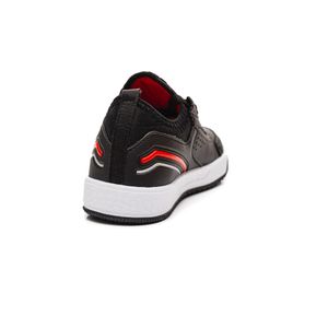 Tênis Via Vip Casual Juvenil Menino Cadarço Vv3813m Preto