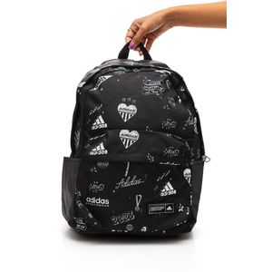 Mochila Adidas Classic Estampada Unissex  Ij5632 Preto