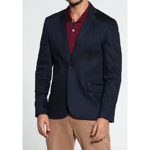 Casaco Blazer Docthos Masculino Slim Sarja Liso 609 119042 Azul