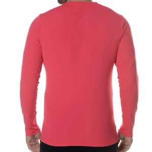 Camiseta Columbia Masculina Manga Longa Neblina 320423 Vermelho
