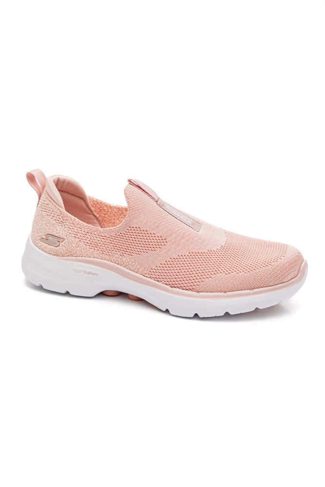 Tênis Skechers Feminino Sem Tenis Sem CadarÃ§o Rosa Go Run Tenis