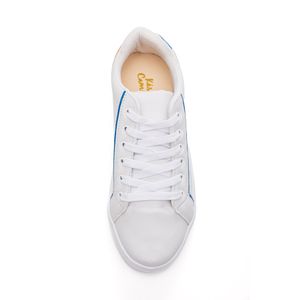 Tênis Kassia Camargo Casual Feminino Essencial Cadarço 1050-13 Branco