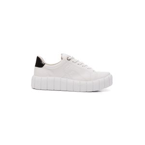 Tenis Via Marte Casual Feminino Detalhe Verniz  23-10904-01 Branco