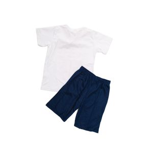 Conjunto 1bigo 2 Peças Infantil Menino Beach Pi36104 Branco