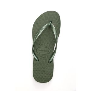 Chinelo De Dedo Havaianas Feminino Slim 4896 Verde