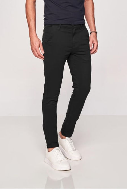 Calca-Casual-Max-Denim-Fit-Slim-Masculina-11503-Preto