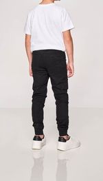 Calca-Casual-Max-Denim-Juvenil-Masculina-Jogger-8526-Preto-